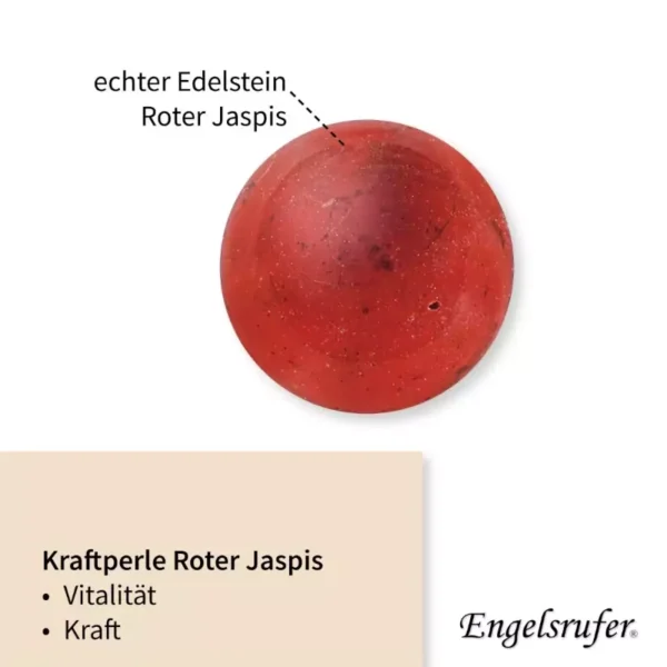 Kraftperle Roter Jaspis