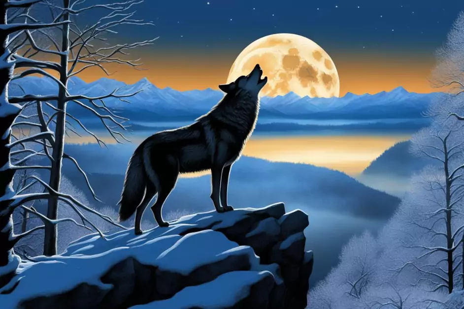 Wolfsmond Nacht - Mystisch und inspirierend