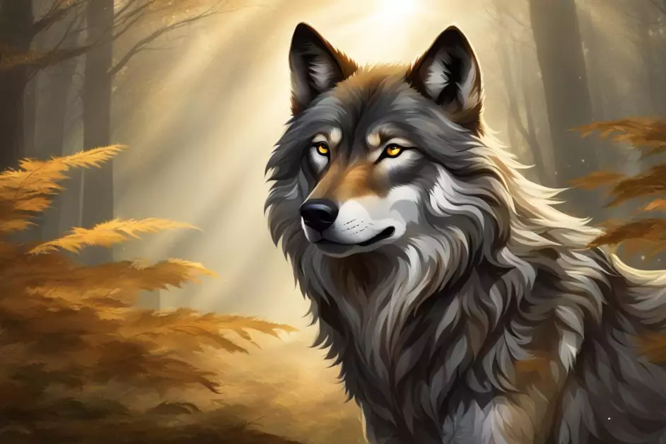 Der Wolf ist ein spirituelles Krafttier