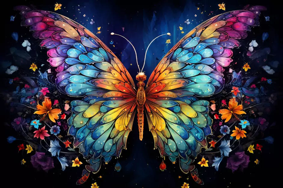 Krafttier Schmetterling - Transformation und Wandel